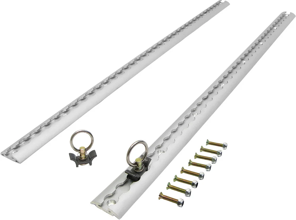POWERTYE 3 Ft. Aero Track Kit - Durable Anchoring System for Trailers & Truck Beds