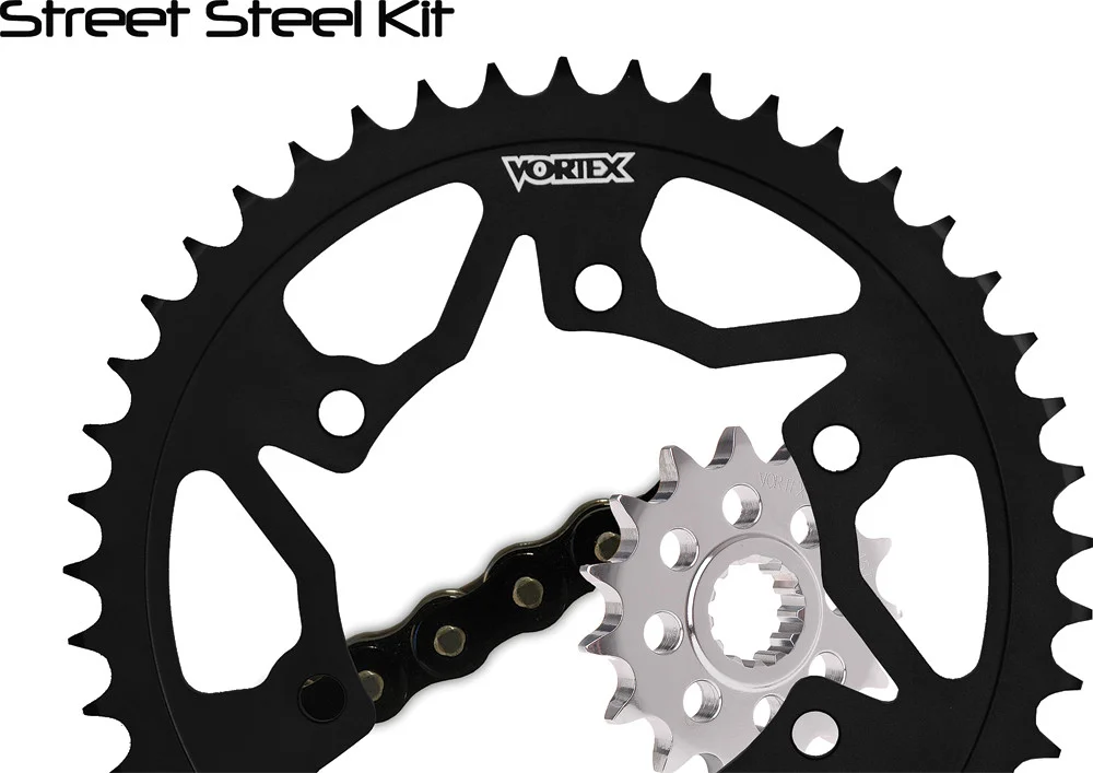 VORTEX CK2130 High-Torque Performance Links Chain & Sprocket Kit for ATV/UTV - Durable Upgrade