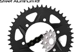 VORTEX CK2243 High-Torque Chain & Sprocket Kit for ATV/UTV - 7075 T6 Aluminum, 520 X-ring Chain