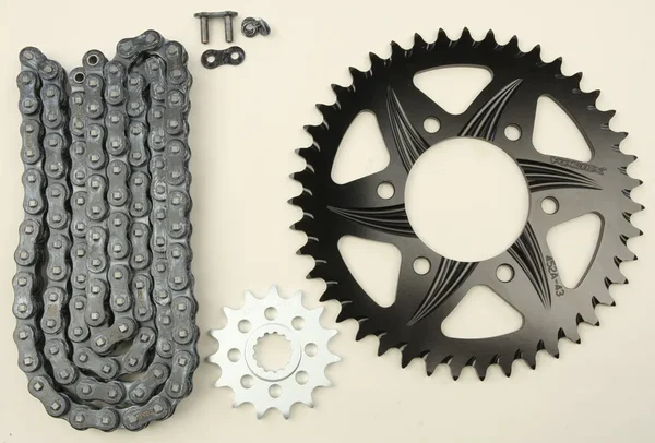 VORTEX CK4212 Performance Links Chain & Sprocket Kit - Durable, High-Torque for Off-Road & Sports Use