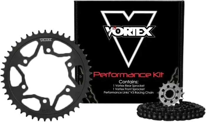 VORTEX CK6261 Performance Links Chain & Sprocket Kit - Durable & Efficient for Powersports