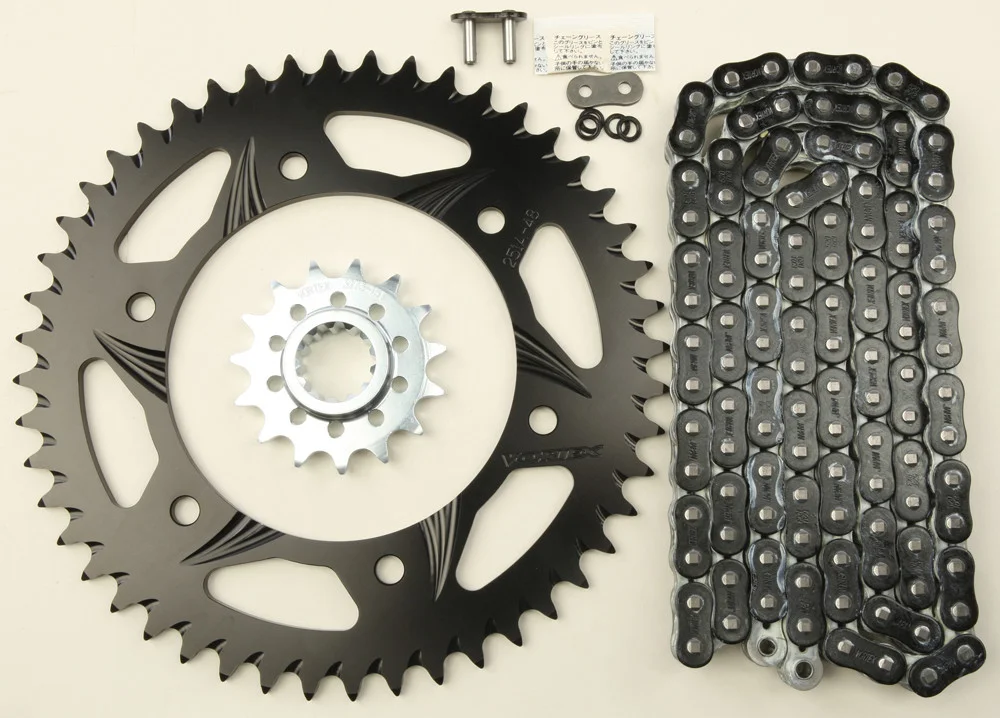 VORTEX CK6339 Performance Links Chain & Sprocket Kit - Durable, High-Torque for Off-Road & Street Use
