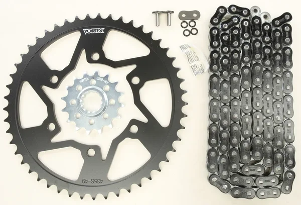 VORTEX CK6364 Performance Links Chain & Sprocket Kit - High-Torque Durable Chain for ATVs/UTVs