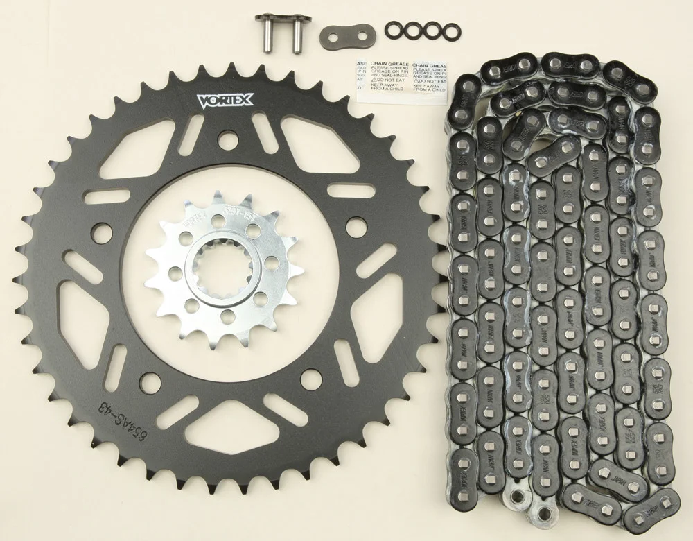 VORTEX CK6377 Performance Links Chain & Sprocket Kit - Durable, High-Torque, ATV & UTV Replacement