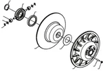 VENOM Products Clutch Spacer - High-Performance Motorcycle Clutch Kit for Enhanced Power Transmission