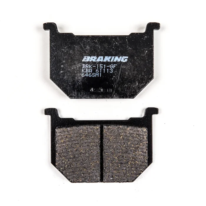 Braking 646SM1 Semi-Metallic Brake Pads - Durable, High-Performance Brakes for Powersports