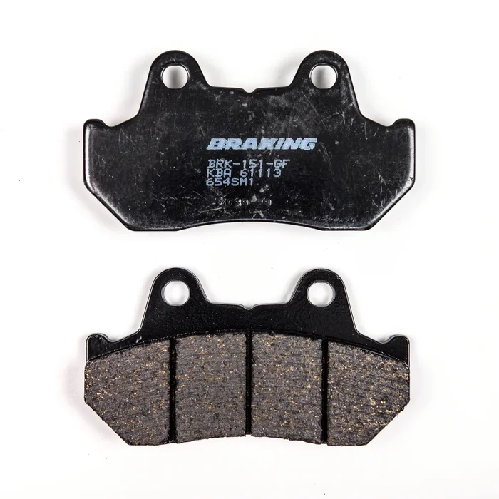 Braking 654SM1 Semi-Metallic Brake Pads - High-Performance Braking Solution for Powersports Vehicles