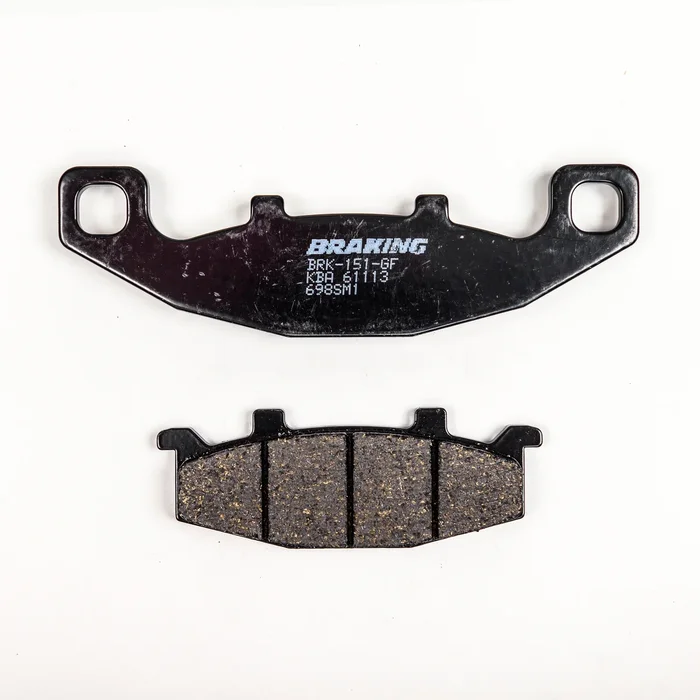 Braking 698SM1 Semi-Metallic Brake Pads - High-Performance Durable Brakes for Powersports