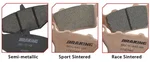 Braking 764SM1 Semi-Metallic Brake Pads - High-Performance Motorcycle Brake Pads