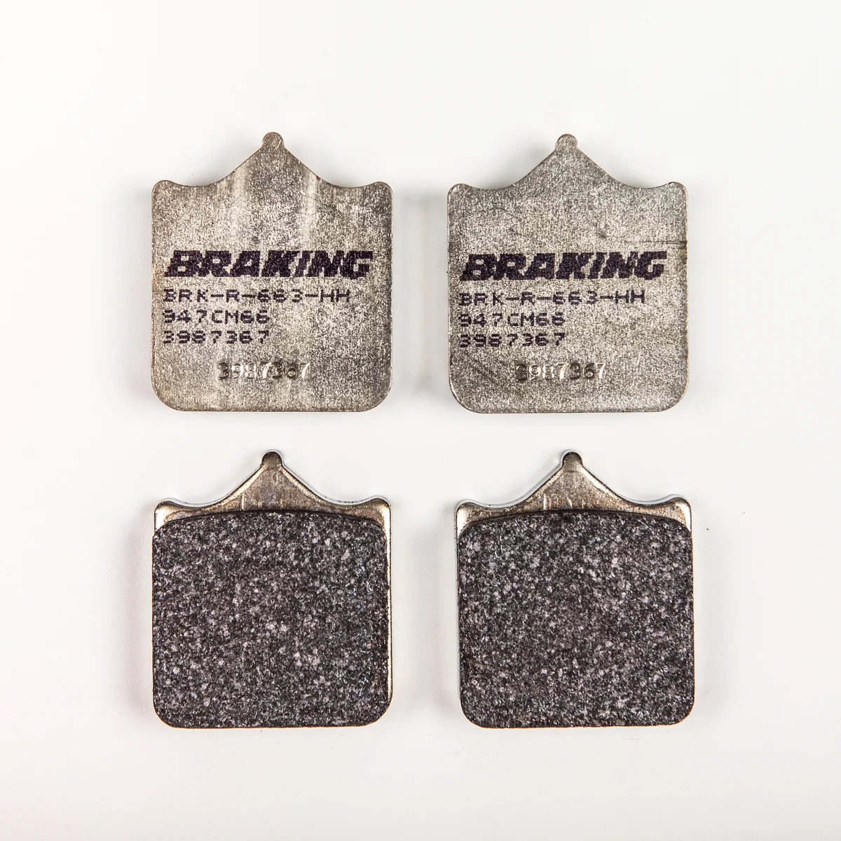 Braking 947CM66 Sintered High-Performance Brake Pads - Superior Stopping Power for Powersports Vehicles