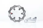 Braking OKI80 W-Flo Oversized Rear Rotor Kit - High-Performance Brake Upgrade for Powersports Vehicles