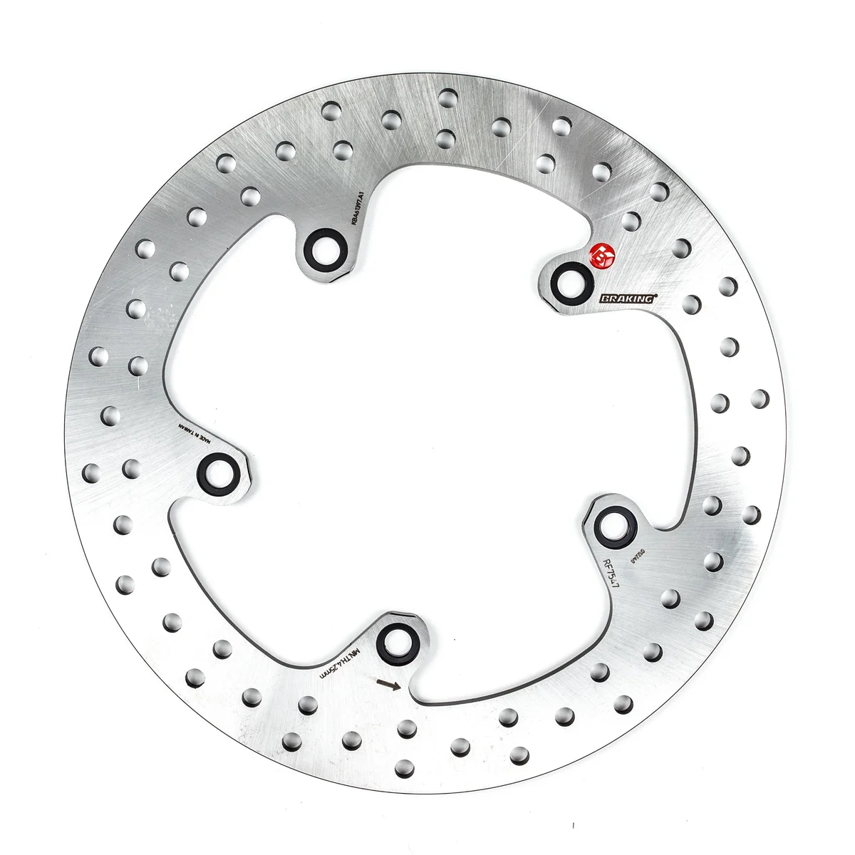 Braking RF7547 Round Rotor - High-Performance Brake Disc for Powersports Vehicles