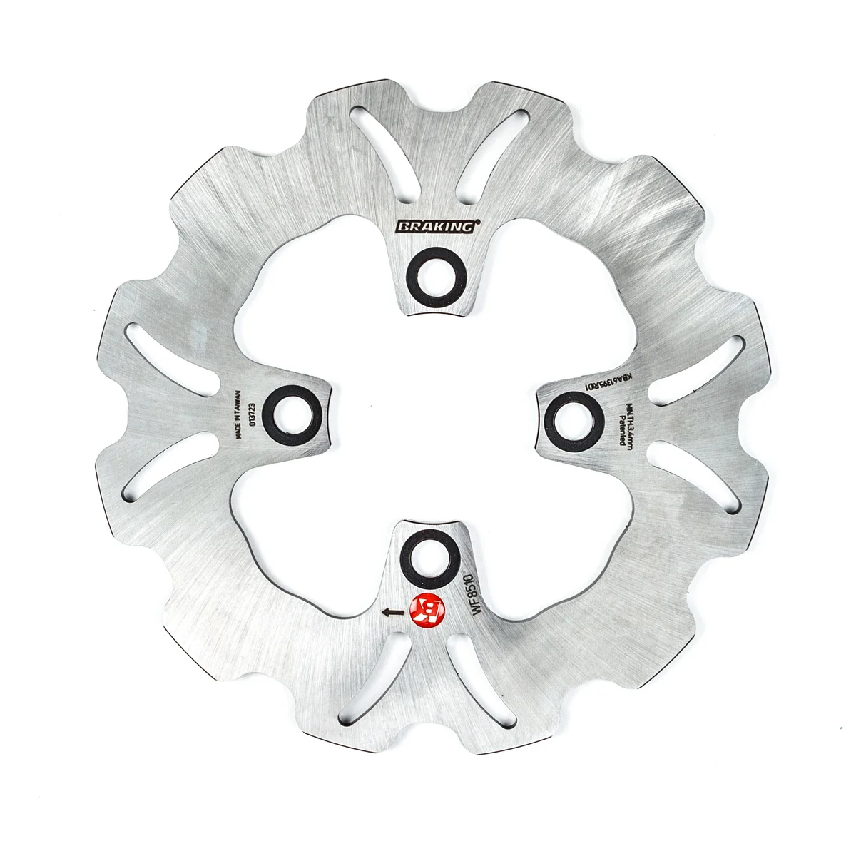 Braking WF8510 Stainless Steel Racing Rotor - High-Performance Brake Disc for Powersports