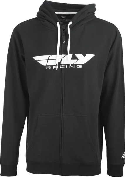 Fly Racing Corporate Zip Up Hoodie - Durable & Stylish Motorcycle Riding Gear