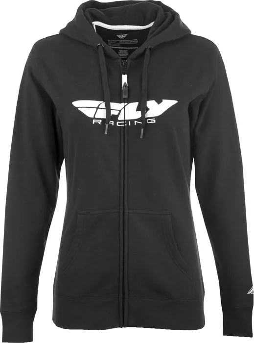 Fly Racing Women's Corporate Zip Up Hoodie - Breathable & Durable Racing Hoodie for Riders
