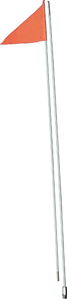 SAFETY #6A 2-Piece Fiber Pole - Durable Protective Safety Pole for Powersports Riders