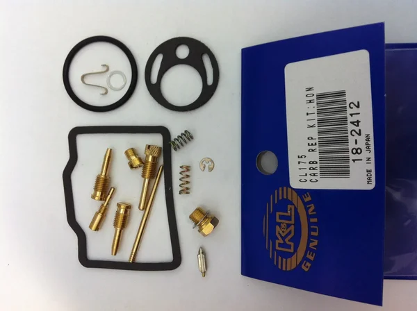 K&L 18-2412 Carburetor Repair Kit - High-Quality Intake/Carb/Fuel System Fix for Powersports Engines