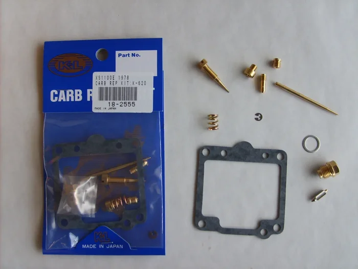 K&L 18-2555 Carburetor Repair Kit - High-Performance Intake System for Powersports Engines