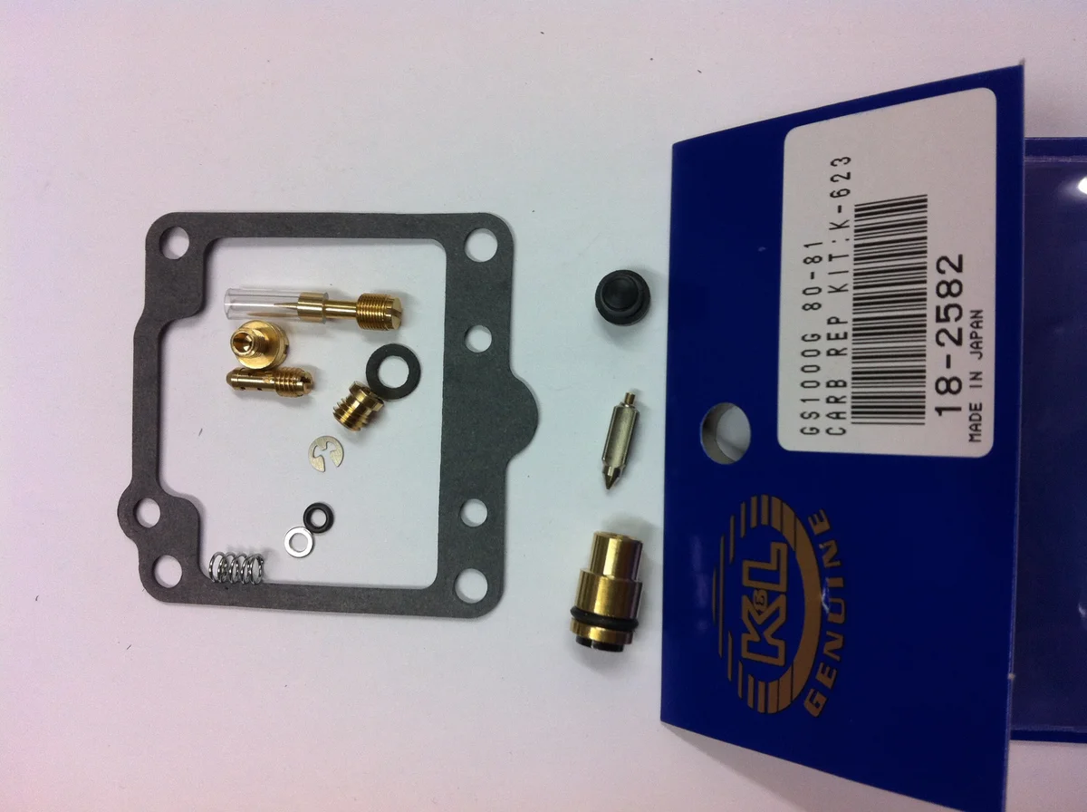 K&L 18-2582 Carburetor Repair Kit - Intake/Carb/Fuel System Fix for Powersports Engines