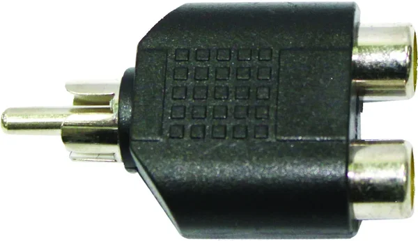 SP1 RCA Jack Dual Splitter - Split One Audio Source into Two Outputs for Powersports Vehicles