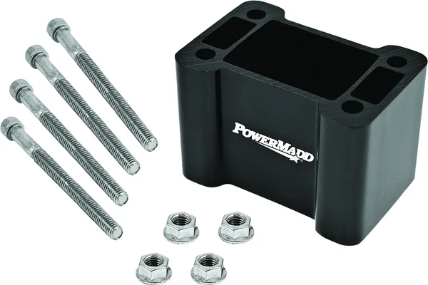 POWERMADD 45490 Polaris Pro-Taper Non-Pivot Riser Block - Adjustable Riser for Enhanced Control