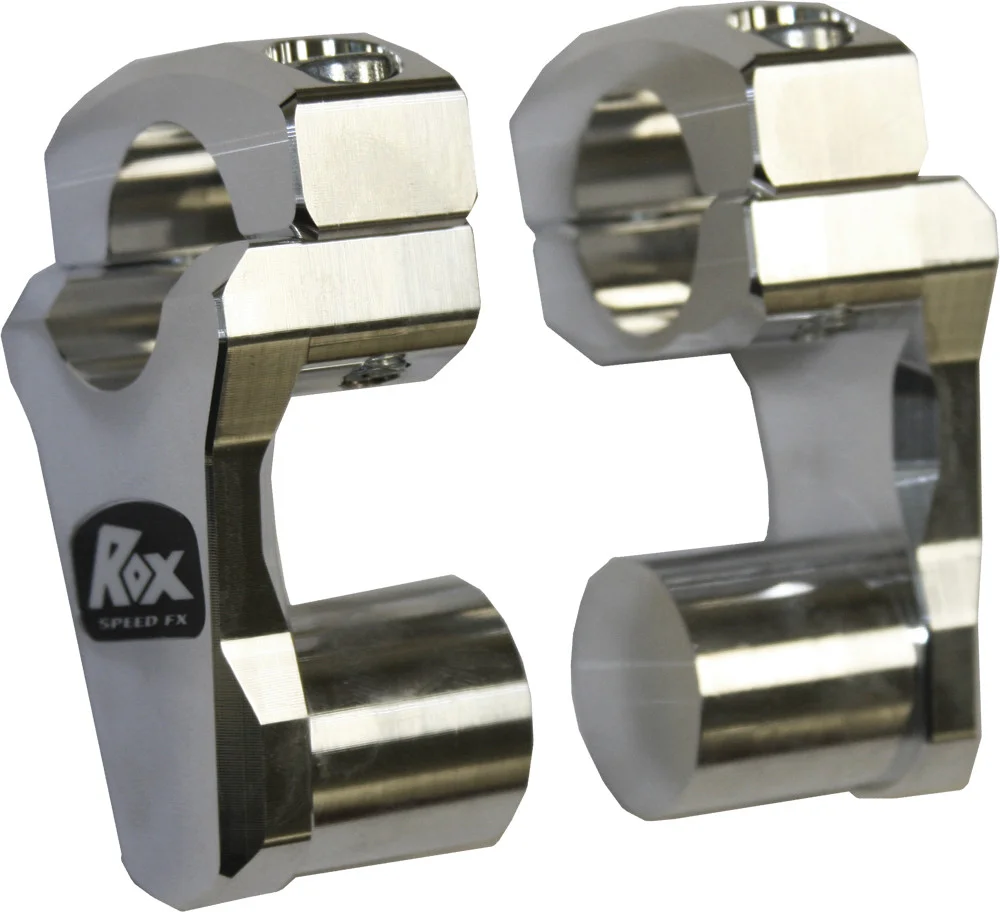 ROX Pivoting Risers - Adjustable Handlebar Riser for XR650L, V-Strom, GS1150 & More
