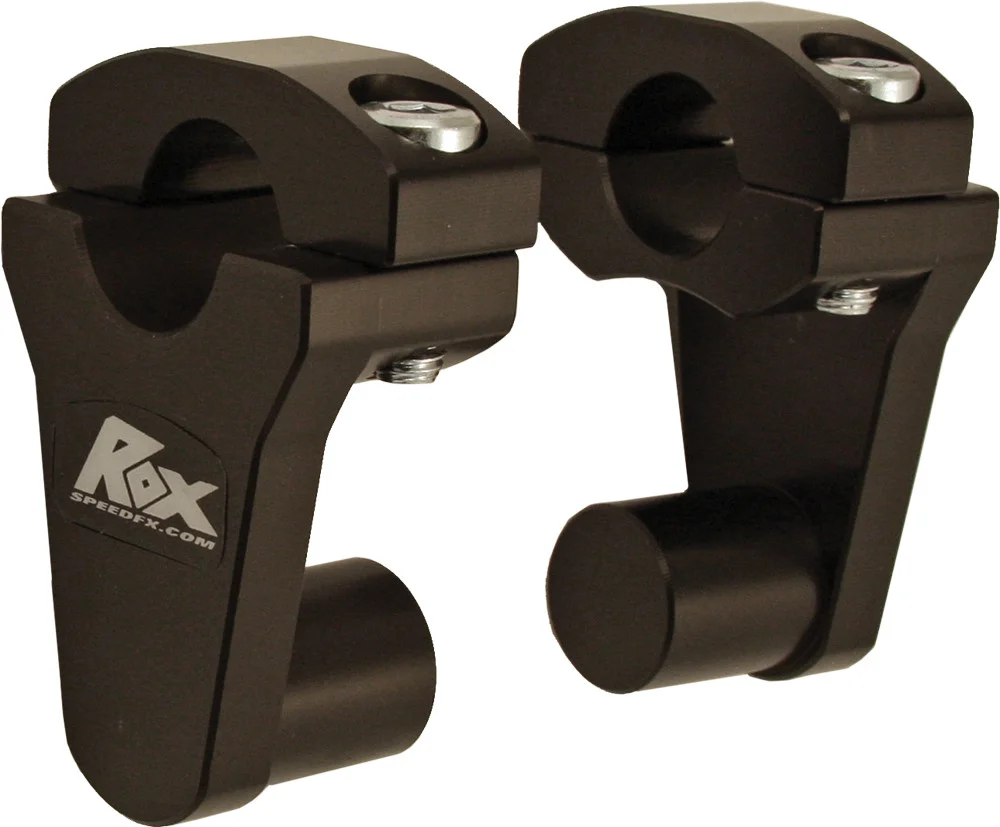 ROX Pivoting Risers - Adjustable Handlebar Riser for XR650L, V-Strom, GS1150 & More