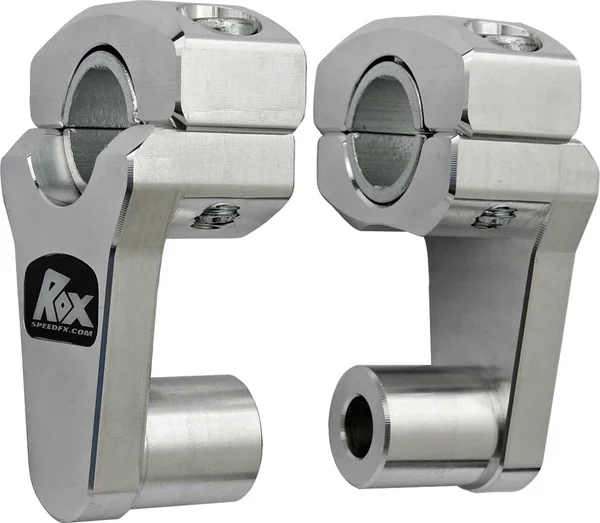 ROX Pivoting Risers - Adjustable Handlebar Solution for XR650L, V-Strom, GS1150 & More