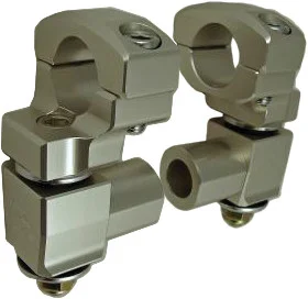 ROX Anti-Vibration Handlebar Riser - 8mm Clamping Bolt Risers for Enhanced Comfort & Control