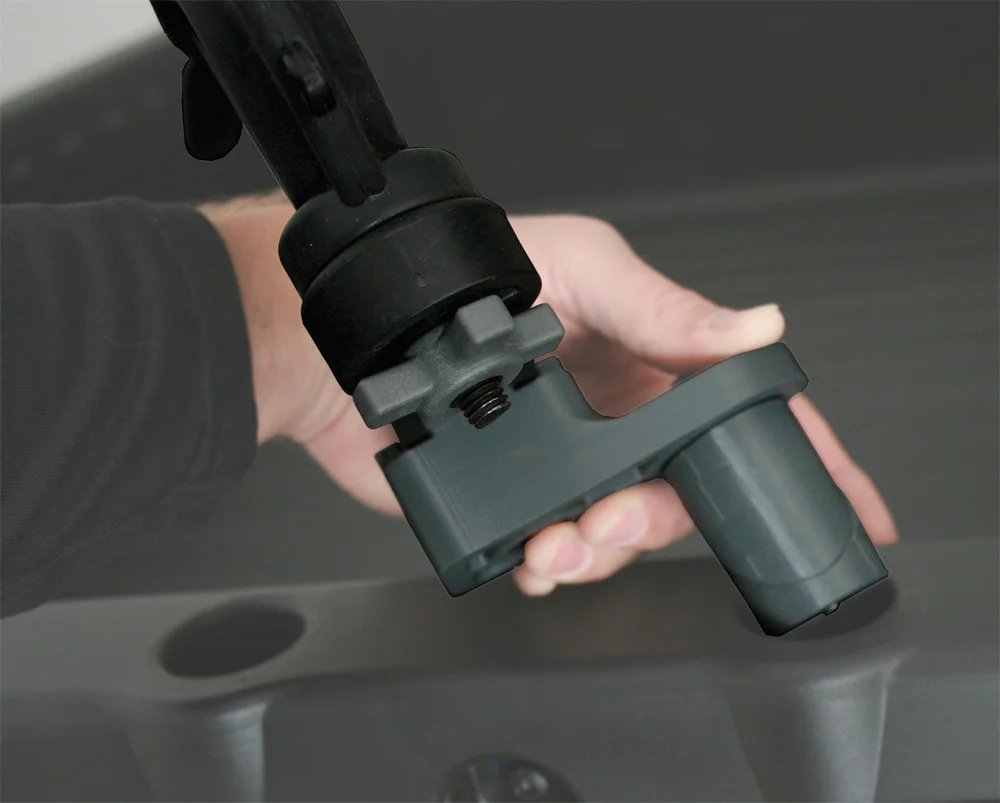 ATV TEK FlexGrip Pro Mounts - Tool-Free Adjustable Bow/Gun Rack for Polaris UTV & ATV