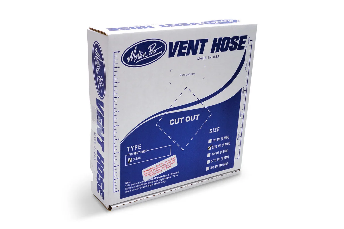 Motion Pro 12-0001 Clear Vinyl Fuel Vent Line - Intake/Carb/Fuel System