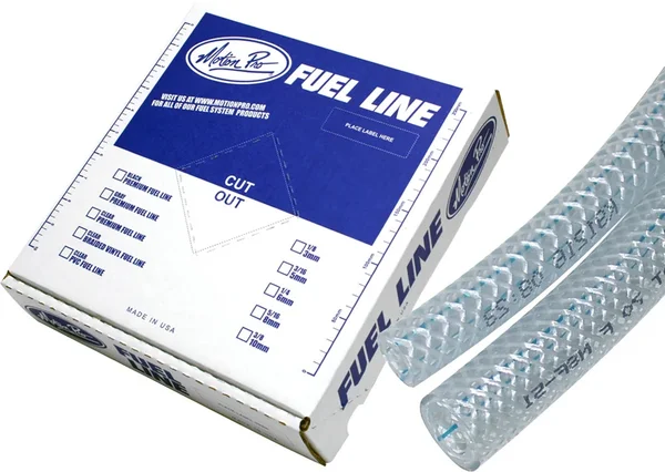 Motion Pro 12-0009 Braided Vinyl Fuel Line - Durable Intake/Carb/Fuel System for Powersports