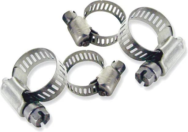 Motion Pro 12-0023 Stainless Steel Hose Clamps - Durable Intake/Carb/Fuel System Clamps