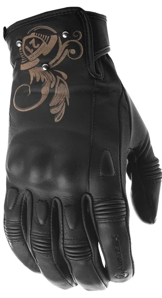 HIGHWAY 21 Women's Black Ivy Gloves - Durable Riding Gloves for Women