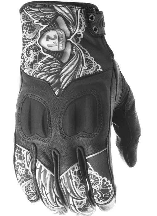 HIGHWAY 21 Women's Vixen Gloves - Durable Motorcycle Riding Gloves with Enhanced Grip & Protection