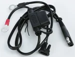 YUASA Battery Charger Ring Leads - Durable, Insulated, High-Current Tools for Powersports