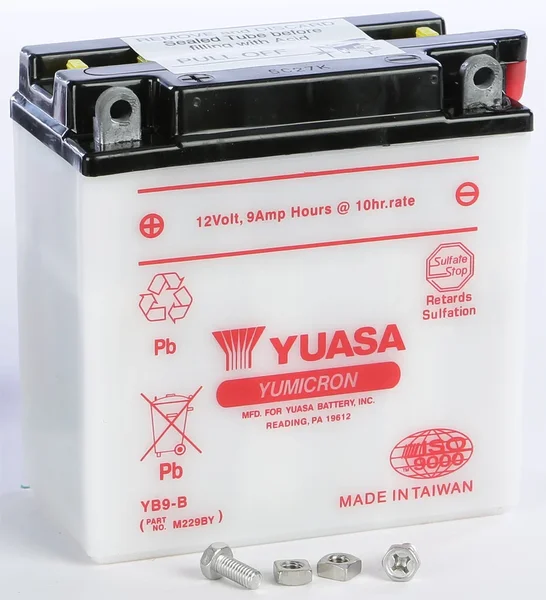 YUASA YUAM229BY 6V & 12V Standard Yumicron Battery – Durable, Maintenance-Free Power for Powersports & Vehicles