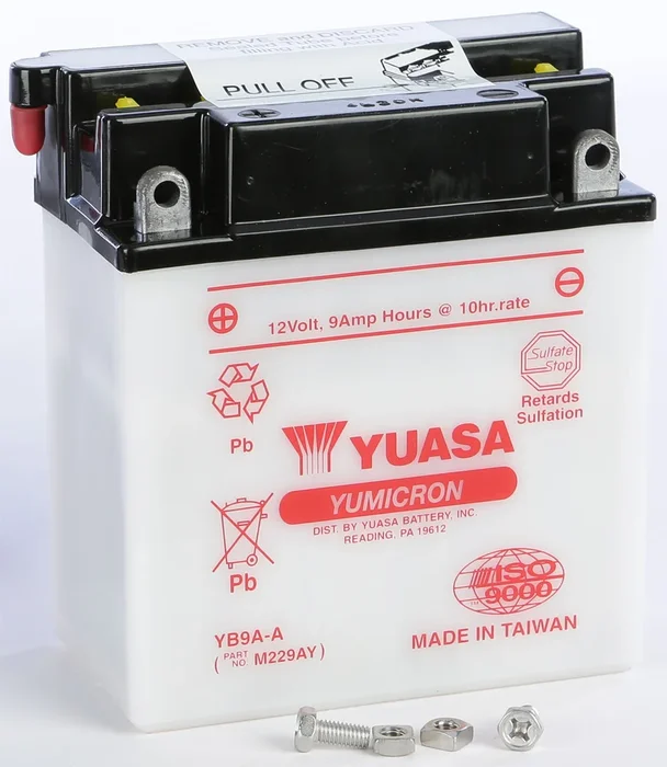 YUASA Yumicron 6V/12V Standard Battery - Reliable Power for Powersports & Vehicles
