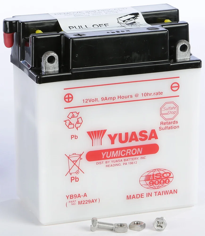 YUASA Yumicron 6V/12V Standard Battery - Reliable Power for Powersports & Vehicles