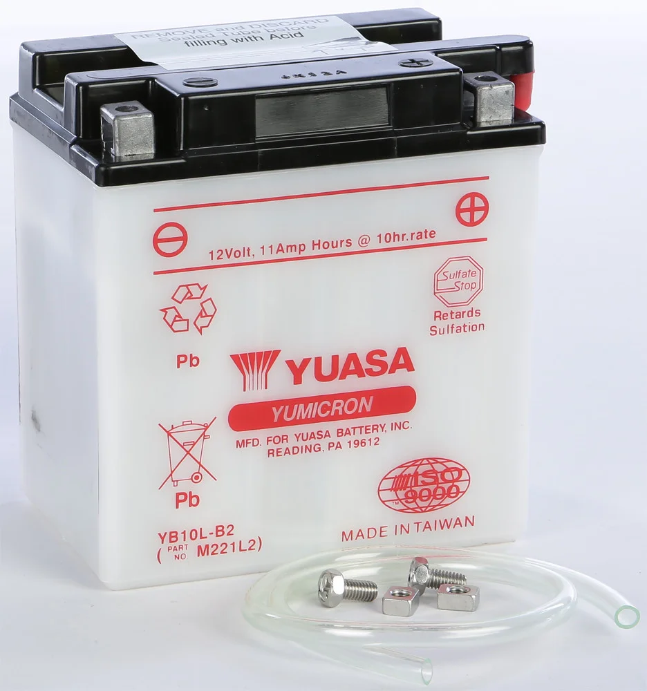 YUASA YUAM221L2 6V/12V Yumicron Battery - Reliable Power for Powersports & Vehicles