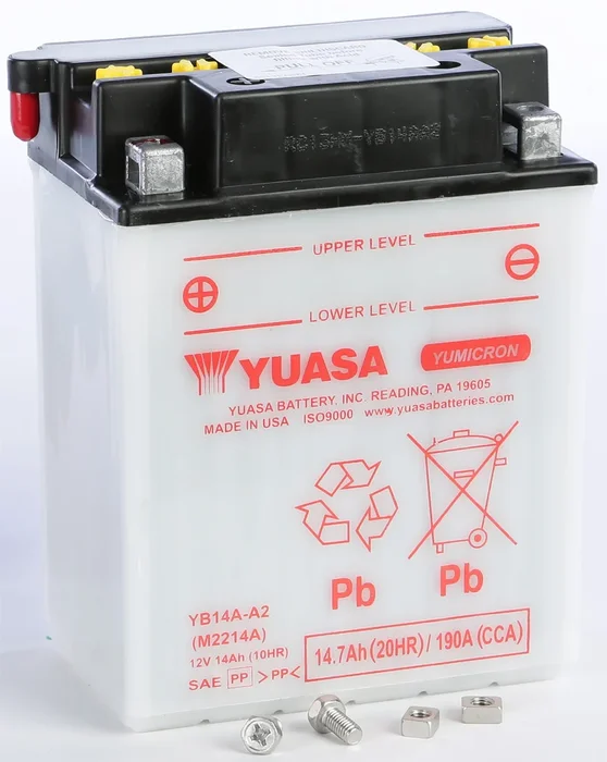 YUASA YUAM2214AIND 6V & 12V Yumicron Battery - Reliable Power for Powersports Equipment