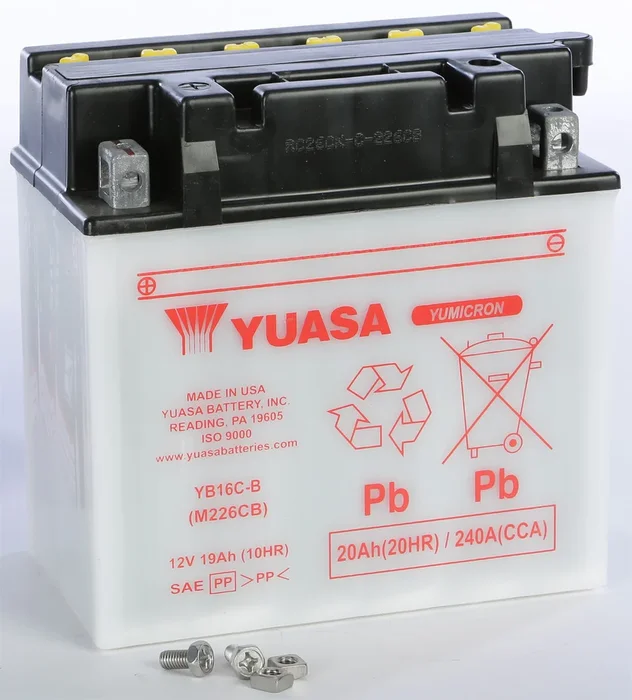 YUASA - YUAM226CB - 6V and 12V Standard Yumicron Battery