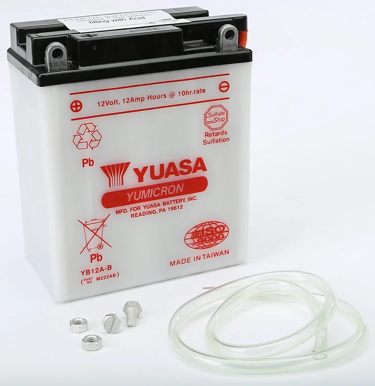 YUASA YUAM222AB 6V & 12V Yumicron Battery - Reliable Power for Powersports & Marine Use