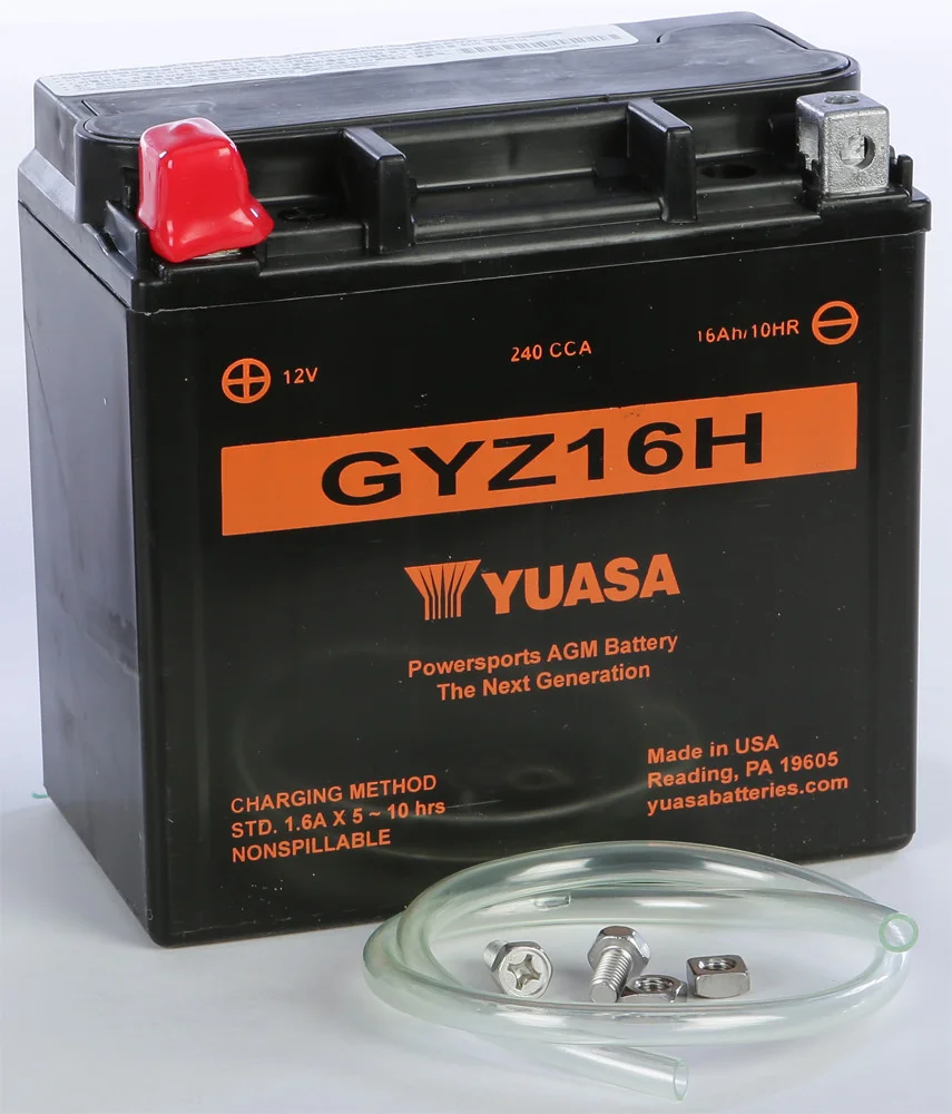 YUASA YUAM716GH GYZ Series AGM Battery - High-Capacity Power for Powersports Vehicles