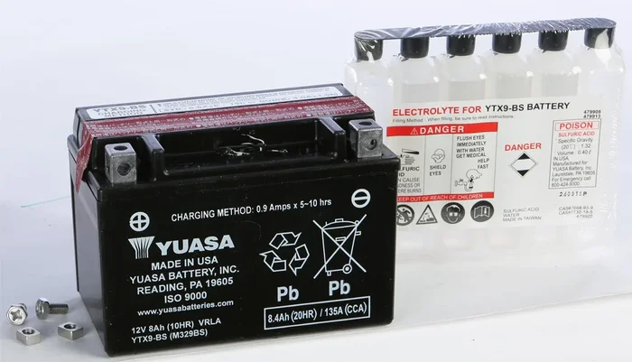 YUASA YUAM329BSIND AGM Maintenance-Free Battery – Reliable Power for Powersports