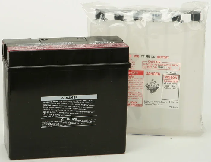 YUASA YUAM6219BL AGM Maintenance-Free Battery – Reliable Power for Powersports Vehicles