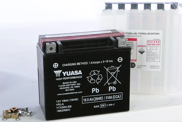 YUASA YUAM62RBH AGM Maintenance-Free Battery – Reliable Power for Powersports