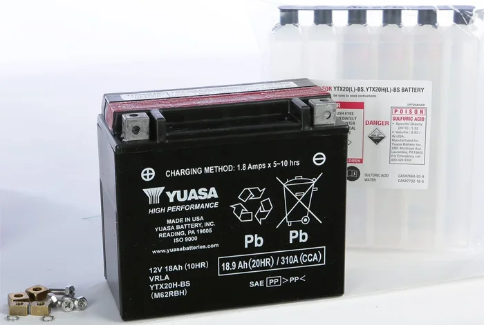 YUASA YUAM62RBH AGM Maintenance-Free Battery – Reliable Power for Powersports