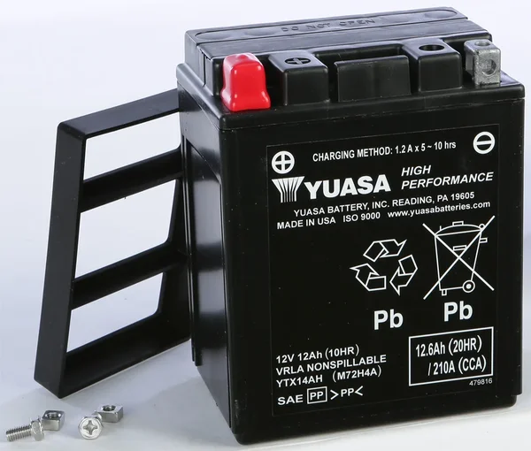 Yuasa YUAM72H4A Sealed Factory Activated Battery – High-Capacity Power for Powersports