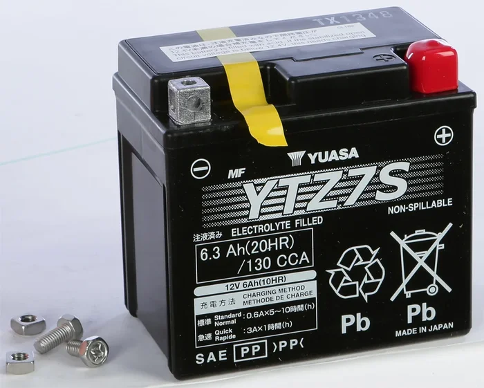 YUASA YUAM727ZS Sealed Factory-Activated Battery – High-Capacity Power for Powersports Vehicles